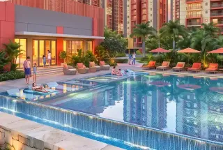 Swimming Pool at Ashiana Amarah