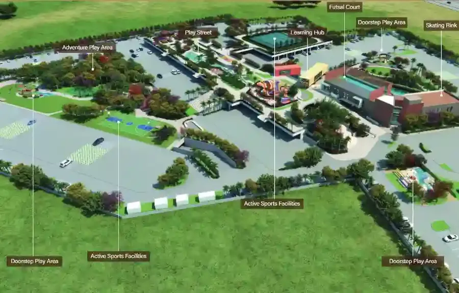 Ashiana Amarah master plan layout
